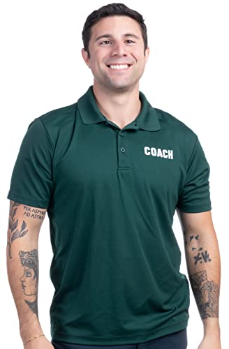 Camisa polo de rendimiento Coach para hombre, azul real, rojo, verde oscuro, azul marino y negro miniatura 2