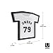 Umbra T-Frame T-Shirt Display Case - Picture Frame to Display Youth Sized T-Shirts (Small to Large), Black
