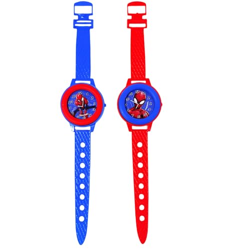 Marvel Spiderman - Relógio de pulso para crianças, design de presente (27 cm)