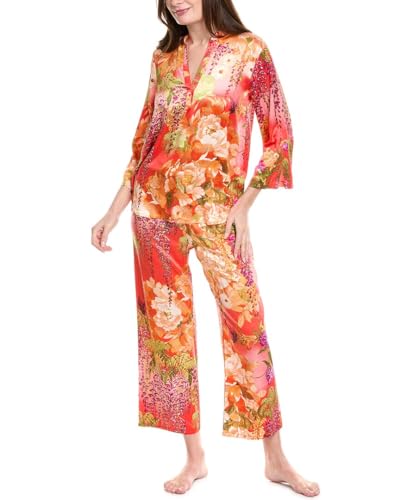 N Natori Women's Wisteria Garden Pj Set Length 25