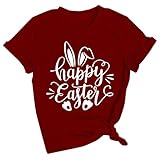 Photo Gallery amdole top pasquale da donna he is risen flower shirt t shirt egg graphic groovy manica corta tee top regali di pasqua per adulti, vino, m Photo Gallery amdole top pasquale da donna he is risen flower shirt t shirt egg graphic groovy manica corta tee top regali di pasqua per adulti, vino, m
