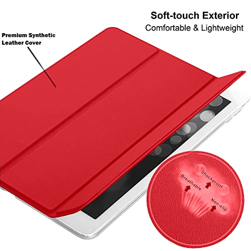 Image of DuraSafe iPad Pro 12.9 inch 4th Gen 2020 Cover A2229 MY2H2HN /A MY2J2HN /A A2069 MXAT2HN /A MXAV2HN /A MXAU2HN /A MXAW2HN /A A2233 MY3K2HN /A MY3J2HN /A MXFY2HN /A MXG12HN /A MXFX2HN /A MXG02HN /A - Red