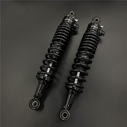 370mm Motorcycle Shock Rear Air Shocks Absorbers Suspension ATV Go Kart Quad Scooter Retro Motorcycles Street Dirt Bike Black