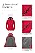 Pursky Womens Softshell Jacket Fall Fashion Trench Coat Ladies Medium Weight Fleece Jackets Women's Waterproof Windbreaker With Hood Red XL