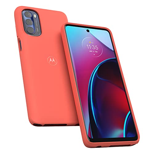 Image of Motorola Moto G Stylus (2022) Protective Case- Precision fit, Stylish Shock Absorbing Phone Cases - Living Coral [NOT for 2022 G Stylus 5G Version]