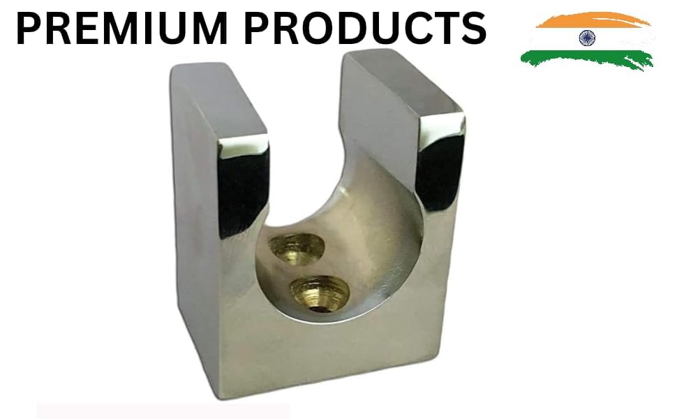 COPY LINE Jet Spray Faucet Wall Stand Holder Aluminium Chrome Plated Easy Grip, for Bathroom Toilet- Pack of 2 1