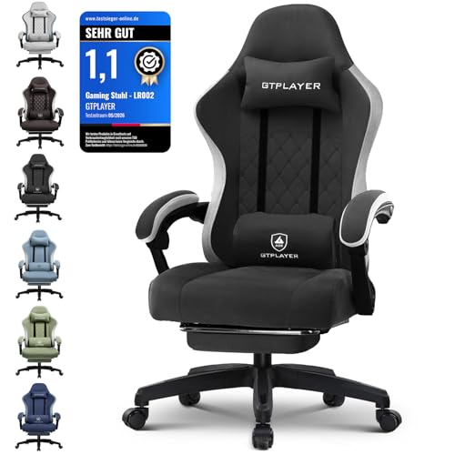 GTPLAYER Gaming Stuhl Ergonomischer Gaming Sessel...