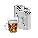LZC 1 PZ Flagon in Acciaio Inox 5 Oz Fiasche Portatile Whisky Vino Pentola Acciaio Metallo Carburante Lattine di Benzina per Bottiglia di Liquore Whisky