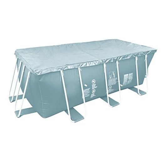 Jilong Cubierta Para Piscina: Lona, Estructura De Acero, 384 X 181 Cm, Cubierta De Piscina