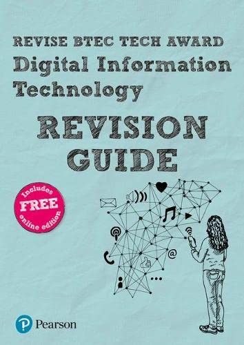 Pearson REVISE BTEC Tech Award Digital Information