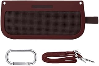 co2CREA Case Silicone for Bose SoundLink Flex Bluetooth Portable Speaker, Portable Ultra-light Protective Sleeve with Carabiner and Shoulder Strap (Speaker and Accessories not Included)