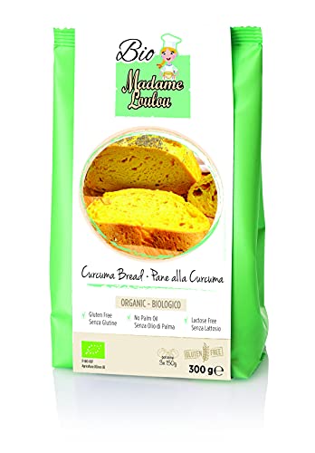 Madame Loulou BIO Kurkuma Brot I Brot-Backmischung für glutenfreies Bio Brot mit Kurkuma- schnell und einfach selbermachen! Cover