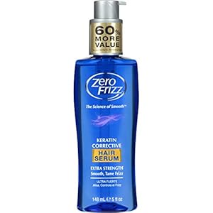 Zero-Frizz-Hair-Serum-Keratin-Corrective-5-Ounce-145ml-2-Pack Zero Frizz Hair Serum Keratin Corrective 5 Ounce (148ml) (Pack of 2)