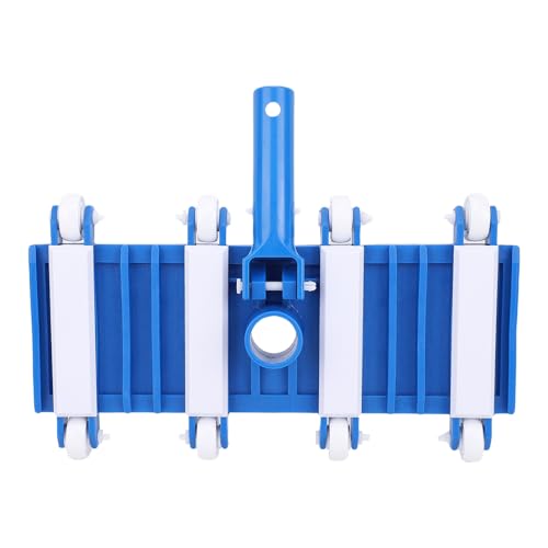 Tissting Cabezal De Aspiradora para Piscina con Ruedas - Limpieza Eficaz del Fondo Y Paredes con Cepillos, 33.5 X 19cm / 13.2 X 7.5in, Fácil Instalación para Todo Tipo De Piscinas