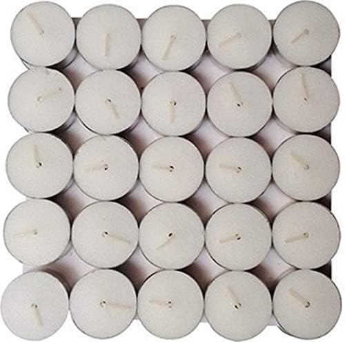 50 Pcs of Tea Light Candles Smokeless Candles
