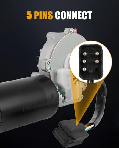 Image of ROADFAR Front Windshield Wiper Motor for Mercedes-Benz for C280 1994-1997 | Fit For Mercedes-Benz For C220 1994-1996|For C230 1997|For C280 1994-1997|For C36 AMG 1995-1997|Replace 2028205342|5 Pins