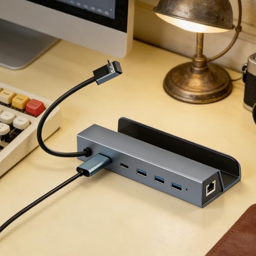Base de consola de juegos con espejo de pantalla y conexión Tipo C plug and play 4