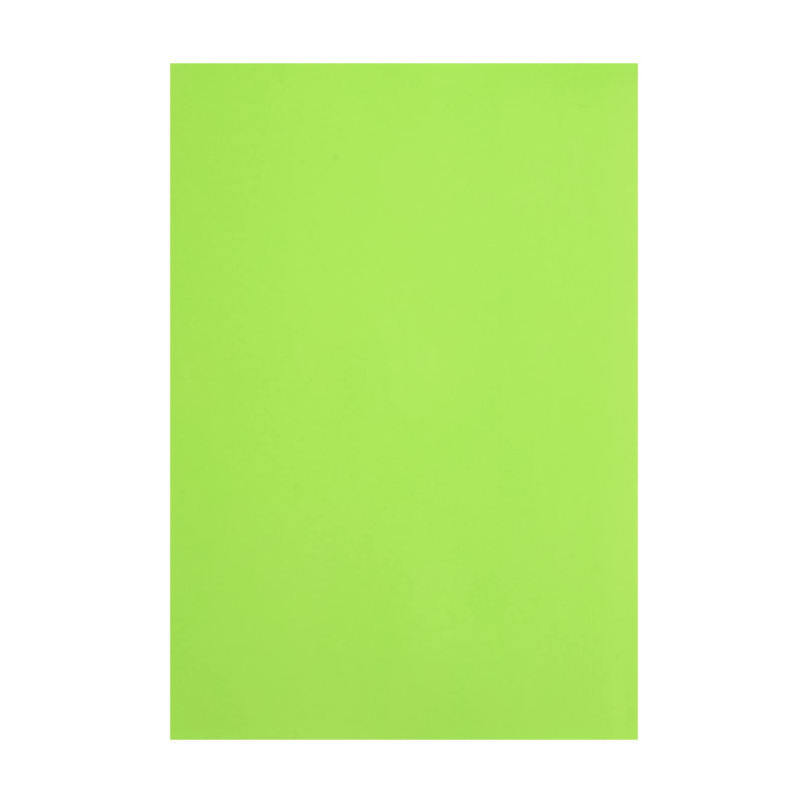 A4 Size Foam Sheets 10-Piece, 0.2 cm Thickness, Neon Light Green