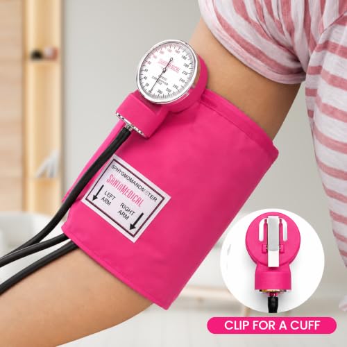 Image of Santamedical Aneroid Sphygmomanometer - Bp Cuff Without Stethoscope - Pink