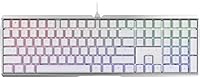Cherry MX Board 3.0 S - 有線メカニカルキーボード - アルミニウムハウジング - MX レッド サイレント - ホワイト - QWERTY