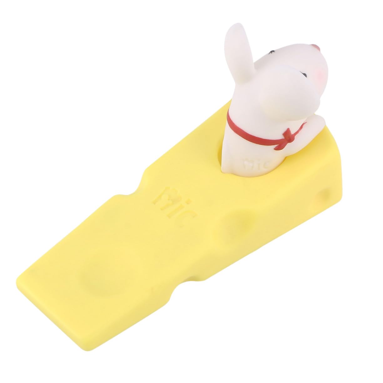 VILLCASE Door Stopper Decor Animal Book Sleeves for Paperbacks Check Rug Cube Calendar Blocks Cute Door Stops Keychain Whistle Date Calendar Block Door Wedge Cartoon White Door Plug