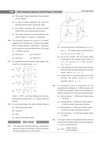 Image of ESE 2027 Prelims - Civil Engineering Topicwise Objective Solved Paper-I | UPSC Engineering Services Examination | Detailed Explanations with ... Analysis | 32 Years Solution (1985-2026)