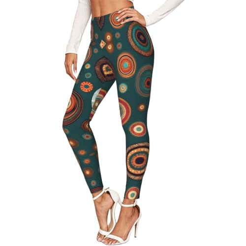 Leggings de compresión con diseño étnico floral para mejorar tu rendimiento en fitness