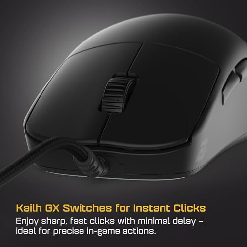 Image of ENDGAME GEAR OP1 8k v2 Black - Esports Gaming Mouse with Cable, 30K DPI Optical Sensor, 8000Hz Polling, Hot-Swappable Switches & Claw-Grip Design