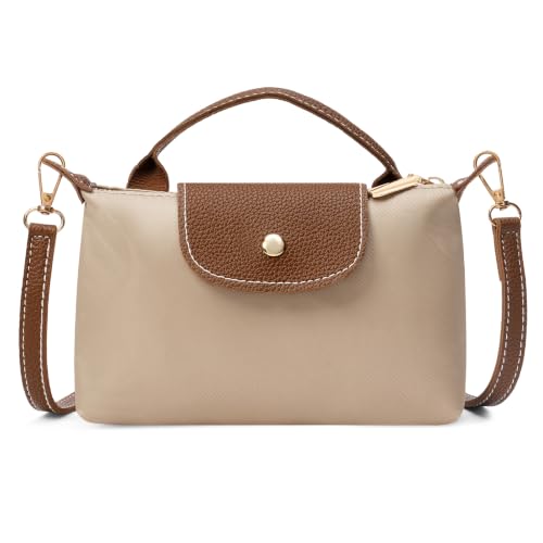 Image of RNIEGA Mini Crossbody Bag for Women Nylon Handbag Purses Phone Bags