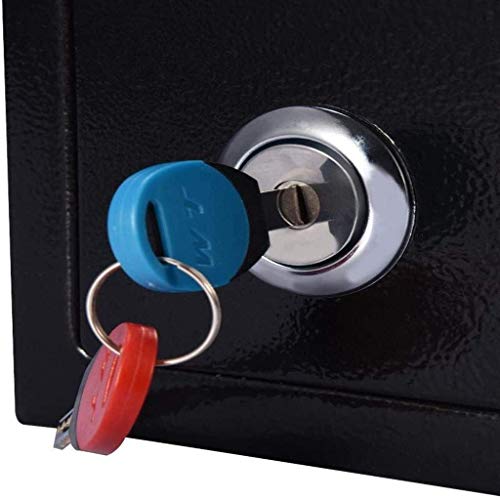 Coffre-fort de sécurité en acier RLKHXBS coffre fort compact à clé pour argent et bijoux