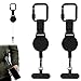 2PCS Retractable Phone Lanyard Anti Theft Phone Strap with Metal Tether Tab Steel Line Mobile Cellphone Lanyards Anti-Drop Compatible Most Smartphones for Outdoor Cycling Fishing Hiking Climbing