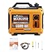 maXpeedingrods 2000W Portable Inverter Generator Petrol Silent, Digital Display, Compact and Lightweight for Camping, RV Travel,Home