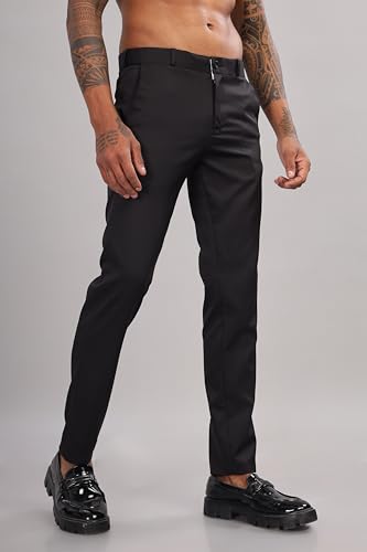 Image of RAGZO Premium Elastic Formal Pants for Men || Formal Trousers for Men Office Wear || Formal Trousers for Men Stretchable