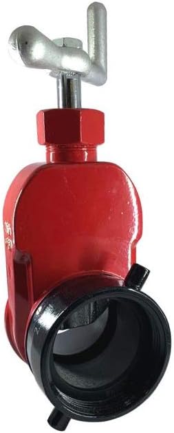 Dixon Valve & Coupling AHGV250F-I Equiv. Red Aluminum 2 1/2" Fire Hydrant Gate Valve Fast