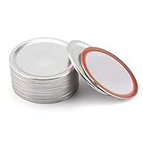 【Kompatibel mit Weithals-Einmachgläsern】 Jede wiederverwendbare Kappe hat einen Durchmesser von 8,6 cm und kann mit den meisten Weithals-Einmachgläsern kompatibel sein.