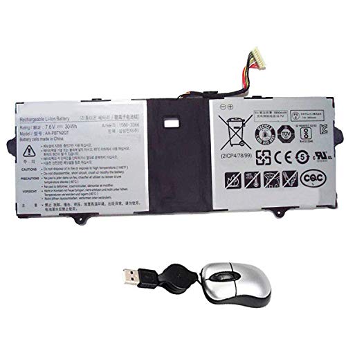 Batería AA-PBTN2QT-05 para Samsung NP900X3N con mini ratón óptico gris