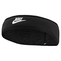 Nike Y Club Fleece 2.0 Stirnband für Kinder in der Farbe Black/Black/White, Größe: ONE Size, N.100.7164.091.OS