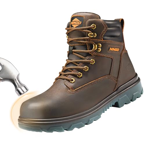 NINGO Steel Toe Waterproof Work Boot