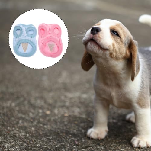 Disfraz para perro DOITOOL XXS diseño con patrón de helado miniatura 4