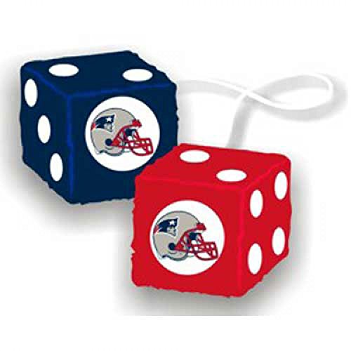 NFL New England Patriots Fuzzy Dice (98011B)