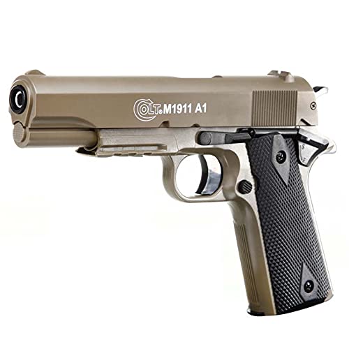 Colt 1911 Dark Earth 13bb'S E=0,500 J. Max /C24 - Culata de metal manual