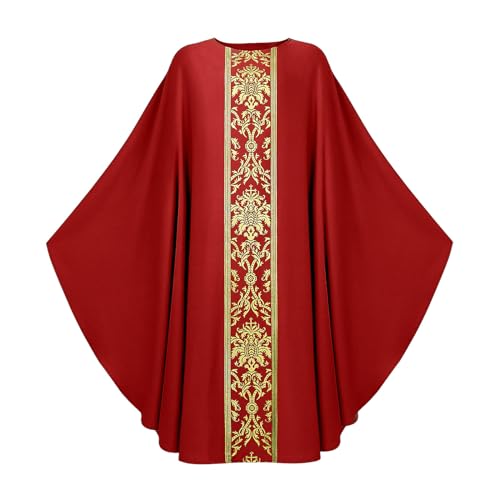 Bata religiosa de sacerdote para hombres y mujeres, disfraz de ca...
