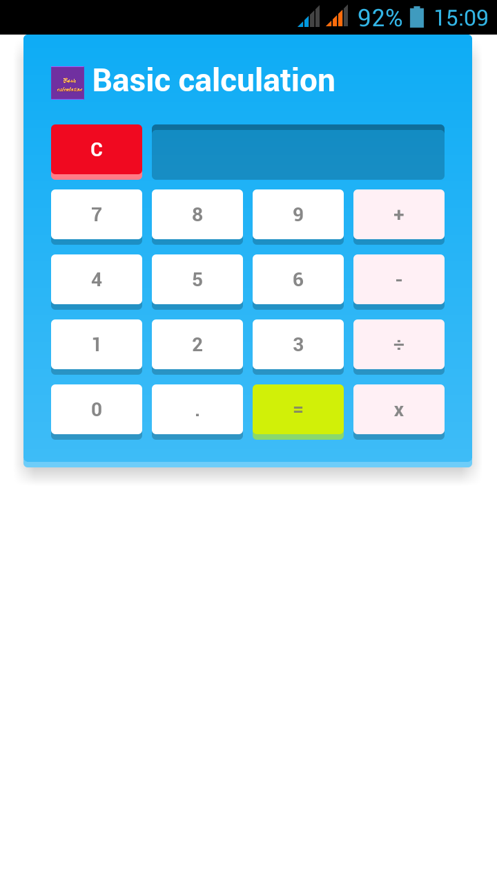 Basic calculation - App on Amazon Appstore