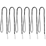 Lanière de cou en polyester:nos lanières de badge noires sont fabriquées en polyester et en plastique fiables, qui est doux, léger et agréable à porter, robuste et durable