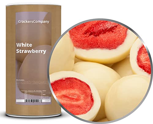1 x 600g Gefriergetrocknete Erdbeeren in feinster weisser Schokolade in Deutschland hergestellt Premium Qualität Cover