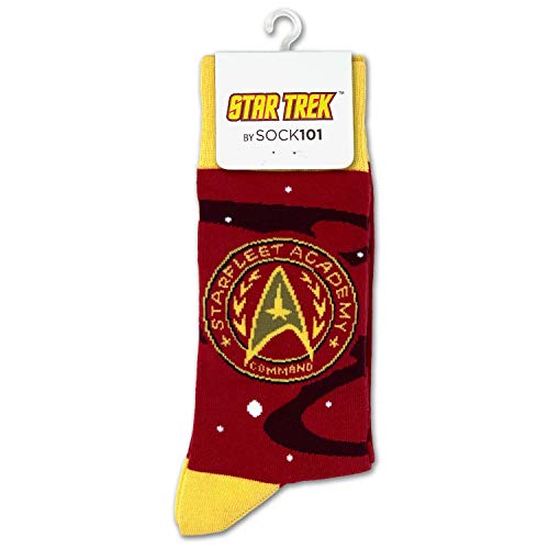 Star Trek Starfleet Academy Command - Calcetines, rosso, Talla única