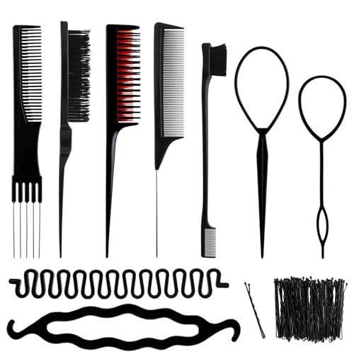 Set de 9 Peines y Cepillos para Peinar y Trenzar miniatura 1