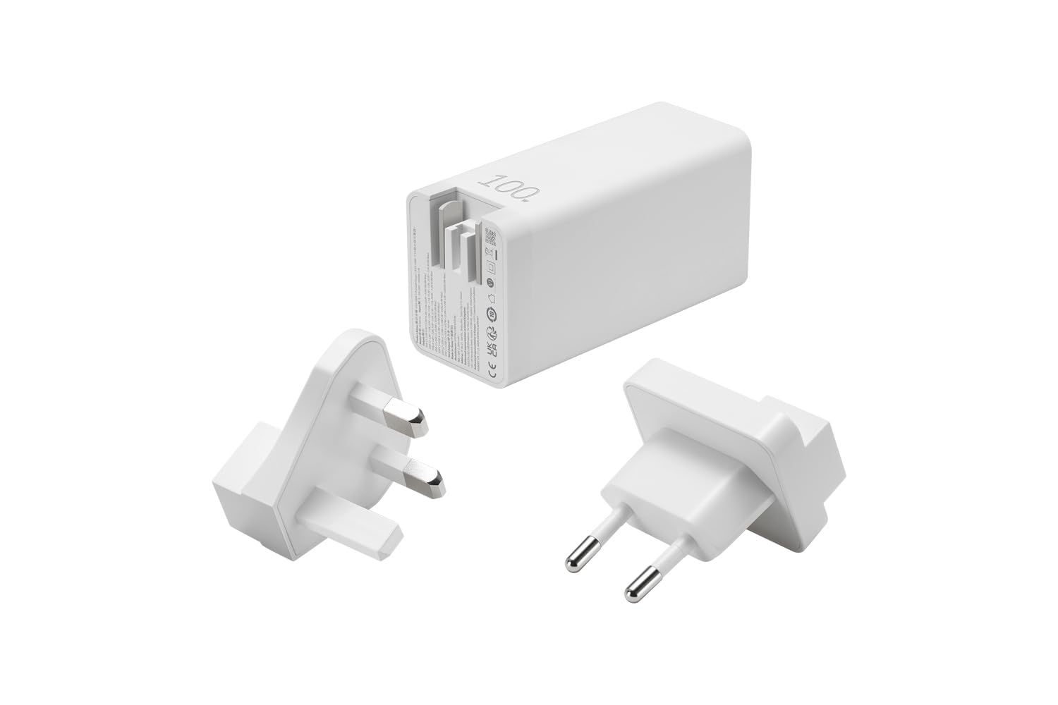 Asus 100w UsB-C Gan Charger Universale Bianco Ac Ricarica Rapida Interno (100w UsB-C Gan Charger - Universal White Ac Fast - Charging Indoor - Warran