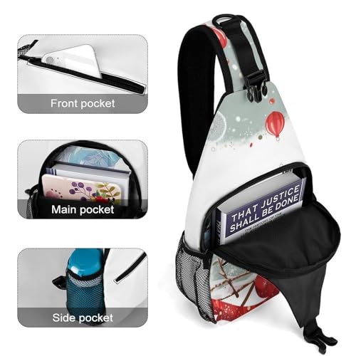 Bolso tipo bandolera para senderismo y uso casual unisex miniatura 5