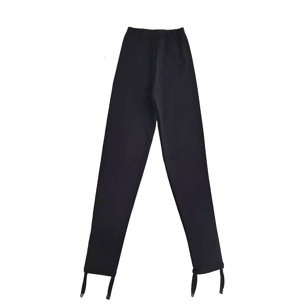 Pantalones rectos de entrenamiento de patinaje artístico para hombre, con aislamiento de forro polar, ropa de entrenamiento de patinaje para niños para rendimiento